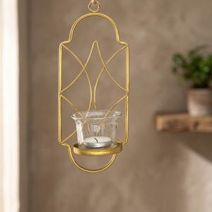 Wall-Mounted Durable Minimalist Iron Candlestick Holder Handmade Christmas Decor Modern Holiday <b>Sconce</b> Eco-Friendly Home Accent - Product Image 5