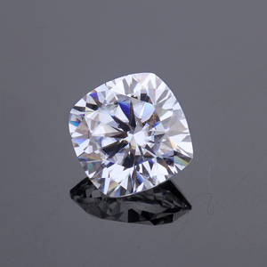 DEF VVS moissanite diamantes cuadrado cojín corte 0.3ct 0.5ct 1ct 2ct cuadrado cojín forma moissanite piedras - Product Image 1