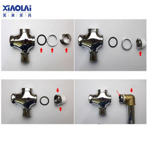 שסתום הדחה ידני לחיסכון במים עם גוף פליז מלא, לחיצה ידנית לשירותים, לשימוש במלונות, אסלה, פאנה, משתנה - Product Image 5