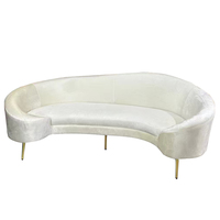 Großhandel Circular Arc Shape Beige Braut und Bräutigam Hochzeits dekoration Sofa
