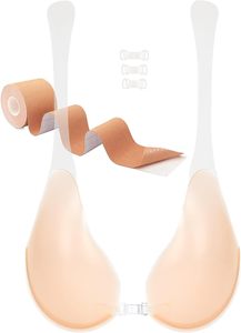 <span class=keywords><strong>Reggiseno</strong></span> Adesivo Invisibile Shuruna <span class=keywords><strong>con</strong></span> <span class=keywords><strong>Ferretto</strong></span>, Senza Spalline, Push-Up, <span class=keywords><strong>in</strong></span> <span class=keywords><strong>Silicone</strong></span> <span class=keywords><strong>con</strong></span> Imbottiture Rimovibili - Product Image 4