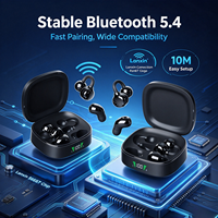 Earbud Nirkabel TWS Bluetooth 5.4 Fungsi Ganda Headphone Stereo In-Ear Speaker 8mm Tipe C Mini Earphone Bluetooth
