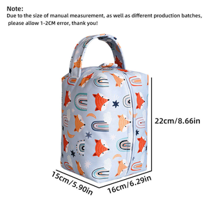 Bolsa para Toallas Menstruales Lavable, Duradera <span class=keywords><strong>y</strong></span> Encantadora, Bolsa Portátil Resistente para Cambiar Pañales, un Lindo Ayudante para las Nuevas Mamás <span class=keywords><strong>y</strong></span> Papás - Product Image 2