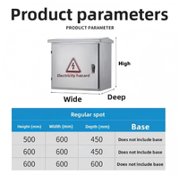 Boîtier de distribution électrique extérieur en acier inoxydable 304 certifié CE, OEM/ODM personnalisé, IP65, 1 pièce MOQ