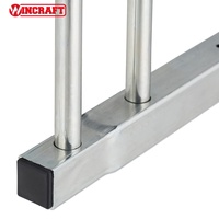 Support de vélo d'extérieur WINCRAFT pour 2 vélos, acier A3 galvanisé, montage au sol et au mur pour le rangement dans le garage