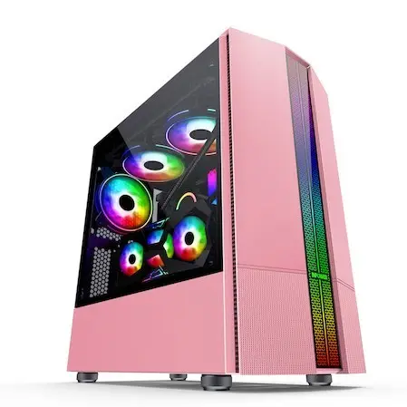 SAMA in stock atx case fast delivery computer case empty desktop pc cabinet usb3.0 tempered glass