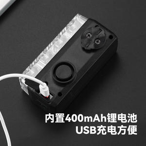 Phare de vélo Johorse à LED rechargeable 400 mAh, étanche IPX4, pour VTT et vélo de route - Product Image 3