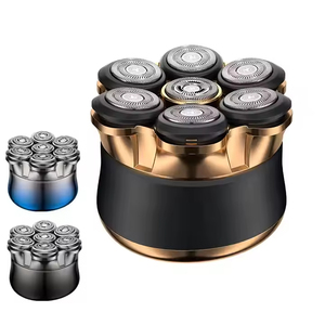 Afeitadora Eléctrica Rotativa Inteligente Portátil Profesional para Hombre, Recortadora de Barba, Resistente al Agua IPX7, 7 Cuchillas, Carga USB, Lavable, para Cuerpo y Rostro - Product Image 1