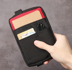 Nouvelle pochette <span class=keywords><strong>de</strong></span> <span class=keywords><strong>rangement</strong></span> EDC transfrontalière multifonctionnelle tactique en tissu zippé, porte-monnaie portable, porte-cartes, outil EDC extérieur - Product Image 3