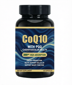 CoQ10 con PQQ para la Salud Cardiovascular, 60 Cápsulas, Alta Absorción, Producción de Energía, Suplemento Dietético - Product Image 1