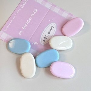 Pinces à cheveux ovales en plastique durable couleur macaron, pinces à franges mignonnes style INS en forme de bec de canard pour filles, accessoires pour étudiantes, cadeaux promotionnels en soie - Product Image 2