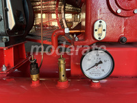 Compresseur d'air diesel mini-pompier, refroidi par air, stationnaire, lubrifié, W-3.5/5, 1.8m/min, avec pompe à piston, moteur et réservoir d'air