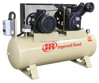 Ingersoll Rand H2340K3/18 Compresseur d'air à piston alternatif lubrifié à deux étages 3HP 2kW 18bar 150L Réservoir pneumatique industriel