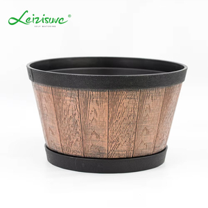 Chine <span class=keywords><strong>fabricant</strong></span> <span class=keywords><strong>bois</strong></span> pots de pot de fleur en <span class=keywords><strong>bois</strong></span> de whisky baril planteur - Product Image 4