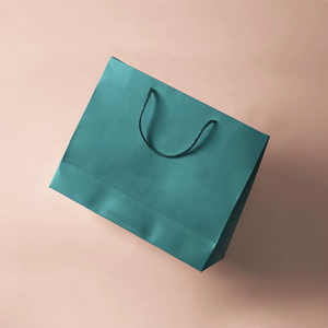Sacs de shopping de luxe personnalisés avec votre propre logo, sacs cadeaux en papier pliables et réutilisables noirs avec ruban - Product Image 5