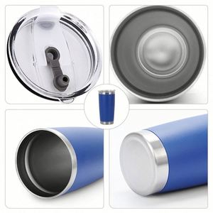 Vaso Térmico Personalizado con Logotipo, de Acero Inoxidable, 20oz/30oz, con Recubrimiento en Polvo, Doble Pared Aislada, Tapa Incluida - Product Image 2