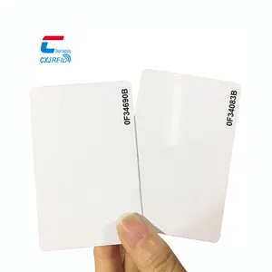 Kartu Rfid 1K (R) Ev2 4K, Kartu Rfid Pvc Pembayaran Tanpa Uang Tunai MIFARE(R) Putih Kosong 13.56Mhz 7 Buah