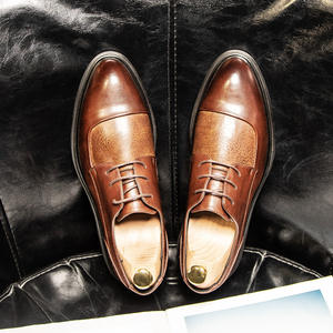 Zapatos de Hombre con Malla en la Parte Superior, con Cordones, Estilo Británico, Suela Gruesa, Impermeables, que Aumentan la Altura, Negros, Casuales, de Negocios, Formales, para Boda - Product Image 3