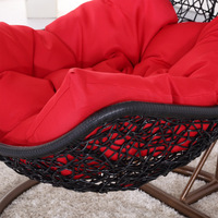 2022 XIUNAN extérieur jardin acier Patio paresseux balançoire oeuf chaise rotin meubles avec plastique pour la maison ou l'école utilisation intérieure
