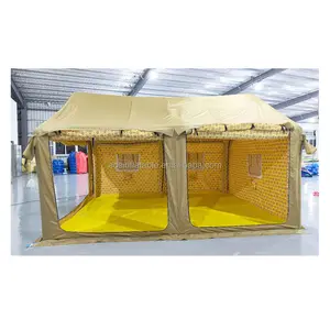 户外防水充气旅行帐篷两室充气沙漠帐篷空气帐篷tenda da campeggio gonfiabile