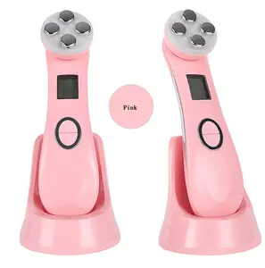 5 in 1 Beauty Radio Frequency LEDAnti-Wrinkle Face Lift Skin Tightening EMS LED Photon Therapy Facial Massage RF Beauty Device