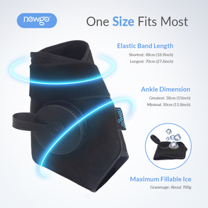 Sac de Glace Portable Pliable Léger Personnalisé pour la Thérapie par le Froid, Rechargeable, pour la Récupération Post-Opératoire, Entorses, Inflammations et Douleurs à la <span class=keywords><strong>Cheville</strong></span> - Product Image 5