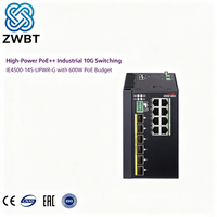 Commutateur Ethernet H3C IE4500-14S-UPWR-G 14 ports POE QoS SNMP 10/100/1000 Mbps Empilable Capacité 672 Gbit/s/6,72 Tbit/s En Stock Nouveau