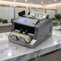 Machine à compter les billets en papier avec écran LCD, compteur de billets multi-devises, détecteur d'argent avec détection UV/MG