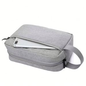 Bolsa Organizadora de Viaje Impermeable de Gran Capacidad para Mujer, Bolsa de Maquillaje Cosmética Oxford con Logotipo Personalizado, Portátil, Hecha de Poliéster - Product Image 1