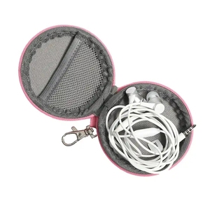 Biểu Tượng Tùy Chỉnh <span class=keywords><strong>EVA</strong></span> Mang Carabiner <span class=keywords><strong>Mini</strong></span> Vòng Trường Hợp Du Lịch Xách Tay Cáp USB Đồng Xu Earbud Gói Hộp Thiết Bị Điện Tử Vỏ Cứng Túi - Product Image 3