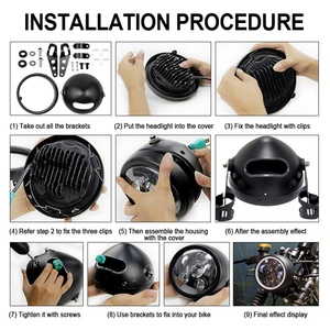 Support de projecteur de haute qualité, nouveau, 5,75 pouces, support de lumière pour moto, adapté aux lampes de voiture et de moto - Product Image 5