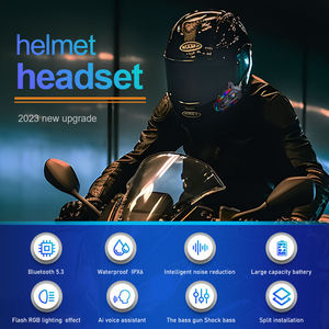 Audífonos Inalámbricos para Casco de Motocicleta Y20, Conexión Rápida, Manos Libres, <span class=keywords><strong>con</strong></span> Luces RGB, Venta al Por Mayor del Fabricante - Product Image 4