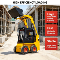 Chargeuse compacte diesel robuste et haute performance pour travaux miniers, carrières, graviers et construction – Machine durable et polyvalente