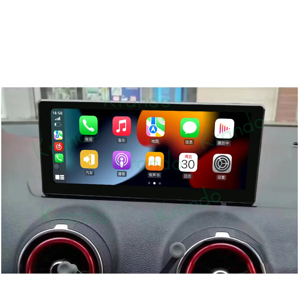 Krando Android 8 Zoll Auto Multimedia Auto Video Autoradio für Audi Q2 DVD-Player Auto Bluetooth