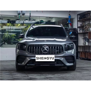 Assemblage de pare-chocs de voiture avant Lèvre arrière Tuyaux d'échappement pour Mercedes benz <span class=keywords><strong>GLB</strong></span> <span class=keywords><strong>classe</strong></span> X247 18 + changement en GLB45 AMG Style Modifier - Product Image 2