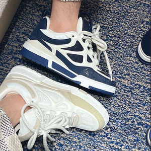 <span class=keywords><strong>Scarpe</strong></span> <span class=keywords><strong>da</strong></span> Skate di Alta Qualità di Tendenza, Sneakers di Lusso in Stile Retrò per Uomo, Vera Pelle con Tomaia in Rete, Leggere per Tutte le Stagioni - Product Image 4