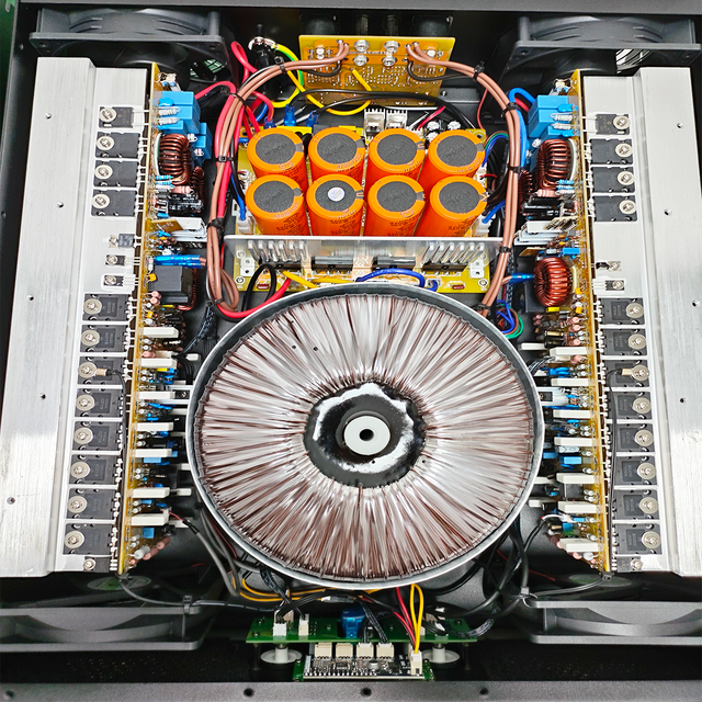 3U TD Class 2 * 2500W Professional Power Amplifier for Subwoofer Output, Perfect for DJ Stage Parties.