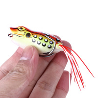 Leurres souples flottants pour la pêche au vairon, 55 mm, 12 g, avec hameçons métalliques pour la pêche à la mouche