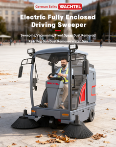 רכבת סוללה חשמלית מותאמת אישית על כביש שואב אבק מכונת ניקוי רחוב מכונת מטאטא - Product Image 2