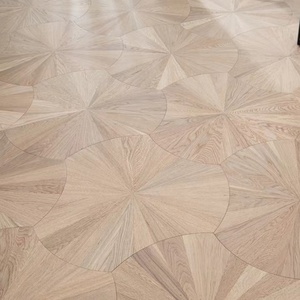 Plancher en bois composite massif multi-couches à motif de lotus façonné, ENF, écologique, sol chauffant, mur de <span class=keywords><strong>fond</strong></span>, planchers en bois pour la maison - Product Image 2