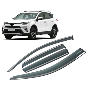 Accessoires d'extérieur de voiture Déflecteur de pluie <span class=keywords><strong>Bande</strong></span> décorative noire commune Convient pour Toyota RAV4 2020 <span class=keywords><strong>Pare</strong></span>-<span class=keywords><strong>soleil</strong></span> de fenêtre latérale - Product Image 1