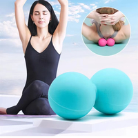 Fitness-Studio Heimtraining Farbenfroher Silikon-Relax-Stretch Triggerpunkt Erdnussförmiger Massageball
