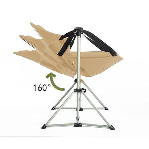 Chaise de plage pliable en aluminium Woqi avec dossier solide pour le camping et la pêche en plein air - Product Image 4