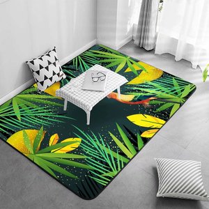 Alfombra de área moderna personalizada impresa con tapete 3D ecológica alfombra de salón grande alfombras y alfombras con fondo de algodón para sala de estar - Product Image 4