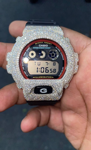 นาฬิกาข้อมือเพชรโมอิสซาไนต์ หน้าปัดสีดำ ขอบหน้าปัดแบบพรีเมียม ประดับเพชรเต็มหน้าปัด พร้อมหน้าปัดแสดงวันที่ จากผู้ผลิตในอินเดีย - Product Image 2