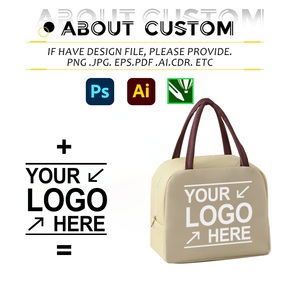 กระเป๋าใส่อาหารกลางวันแบบพกพา ลายการ์ตูนน่ารัก แฟชั่น ทันสมัย  พร้อมโลโก้สั่งทำพิเศษ  วัสดุผ้า Oxford หนาพิเศษ เก็บความร้อนได้ดี เหมาะสำหรับปิกนิก - Product Image 5