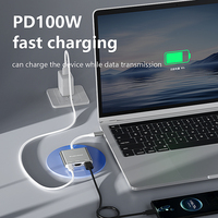 Blueendless Adaptateur USB-C vers PD USB HDTV 4K, Convertisseur Compatible HDTV, Station d'Accueil pour Ordinateur Portable Macbook