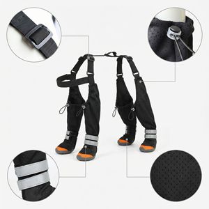 Botas Reflectantes Impermeables para Perros y Arnés con Tirantes para las Patas, Más Vendidas - Product Image 5