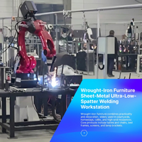 Robot de soudage industriel à arc SIASUN SR12A-12/1.46 à 6 axes, charge utile de 12 kg, portée de 1465 mm, poignet IP65