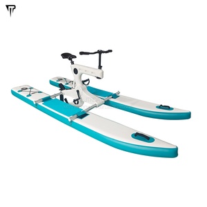 JTRDA 2024 Bicicletta Acquatica Gonfiabile Drop Stitch per Adulti - Pedalò Galleggiante per Mare e <span class=keywords><strong>Lago</strong></span>, Capacità 150KG, Garanzia 1 Anno - Product Image 4